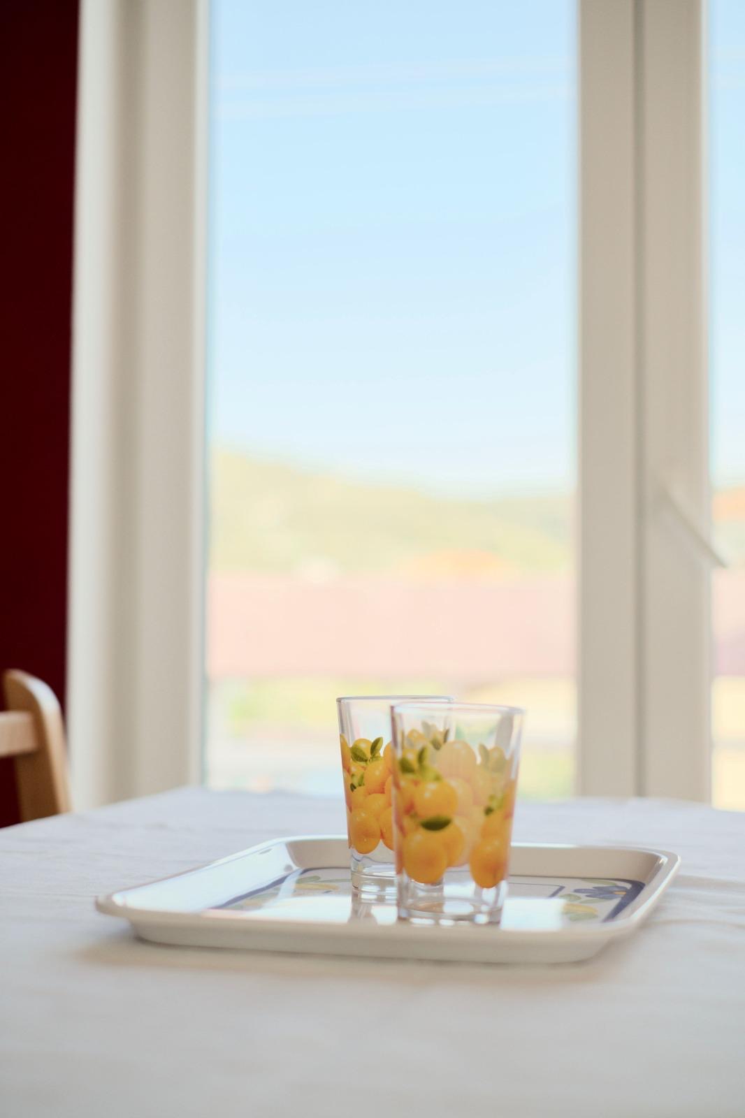 Dining table with view of Vinišće bay